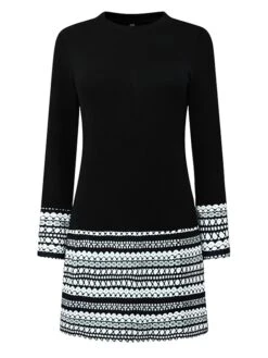 Women‘s Casual Dress Shift Dress Short Mini Dress White Black Gray Wine Long Sleeve Polka Dot Color Block Geometric Print Fall Winter Crew Neck Casual Modern 2023 S M L XL XXL 3XL 17 Women‘s Casual Dress Shift Dress Short Mini Dress White Black Gray Wine Long Sleeve Polka Dot Color Block Geometric Print Fall Winter Crew Neck Casual Modern 2023 S M L XL XXL 3XL -BONIU Clothing Shop fheebq1669257242069