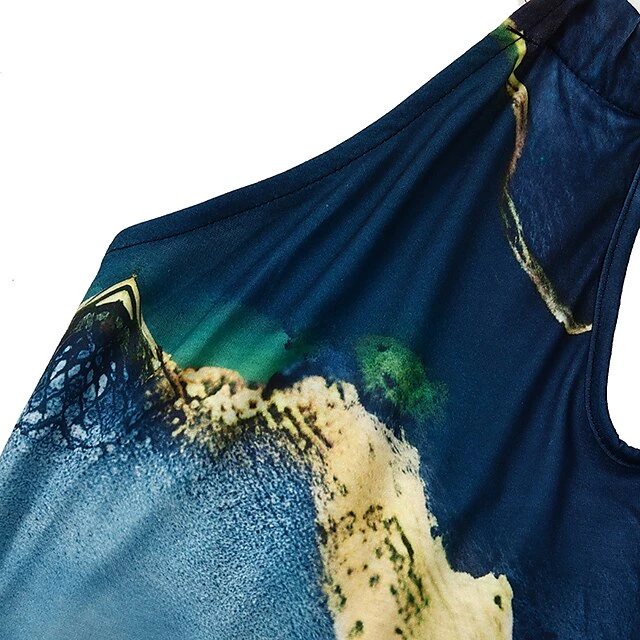 Women's Casual Dress Summer Dress Halter Neck Dress Graphic Marble Print Print Halter Mini Dress Fashion Modern Daily Holiday Sleeveless Loose Fit Pink Blue Green Summer Spring S M L XL XXL 9 Women's Casual Dress Summer Dress Halter Neck Dress Graphic Marble Print Print Halter Mini Dress Fashion Modern Daily Holiday Sleeveless Loose Fit Pink Blue Green Summer Spring S M L XL XXL - Image 7