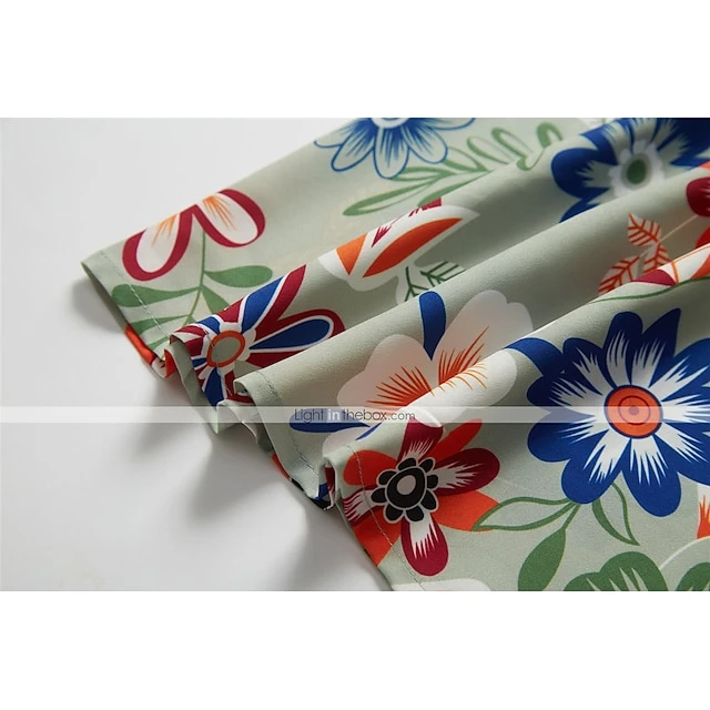 Women‘s Shift Dress Knee Length Dress White Black Army Green Fuchsia Navy Blue Sleeveless Floral Print Spring Summer Round Neck Hot Casual Boho Loose 2023 M L XL XXL 3XL 4XL 5XL 10 Women‘s Shift Dress Knee Length Dress White Black Army Green Fuchsia Navy Blue Sleeveless Floral Print Spring Summer Round Neck Hot Casual Boho Loose 2023 M L XL XXL 3XL 4XL 5XL - Image 8