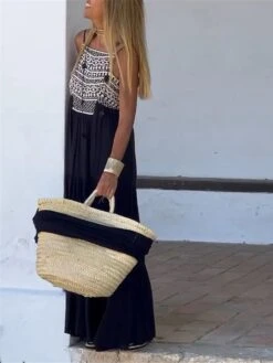 Women's Casual Dress Swing Dress Summer Dress Geometric Color Block Print Strap Long Dress Maxi Dress Fashion Streetwear Outdoor Daily Sleeveless Loose Fit Black Summer Spring S M L XL XXL 6 Women's Casual Dress Swing Dress Summer Dress Geometric Color Block Print Strap Long Dress Maxi Dress Fashion Streetwear Outdoor Daily Sleeveless Loose Fit Black Summer Spring S M L XL XXL -BONIU Clothing Shop vjffvf1691478775380