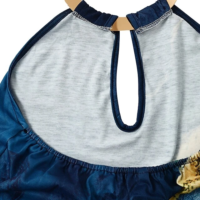 Women's Casual Dress Summer Dress Halter Neck Dress Graphic Marble Print Print Halter Mini Dress Fashion Modern Daily Holiday Sleeveless Loose Fit Pink Blue Green Summer Spring S M L XL XXL 12 Women's Casual Dress Summer Dress Halter Neck Dress Graphic Marble Print Print Halter Mini Dress Fashion Modern Daily Holiday Sleeveless Loose Fit Pink Blue Green Summer Spring S M L XL XXL - Image 10